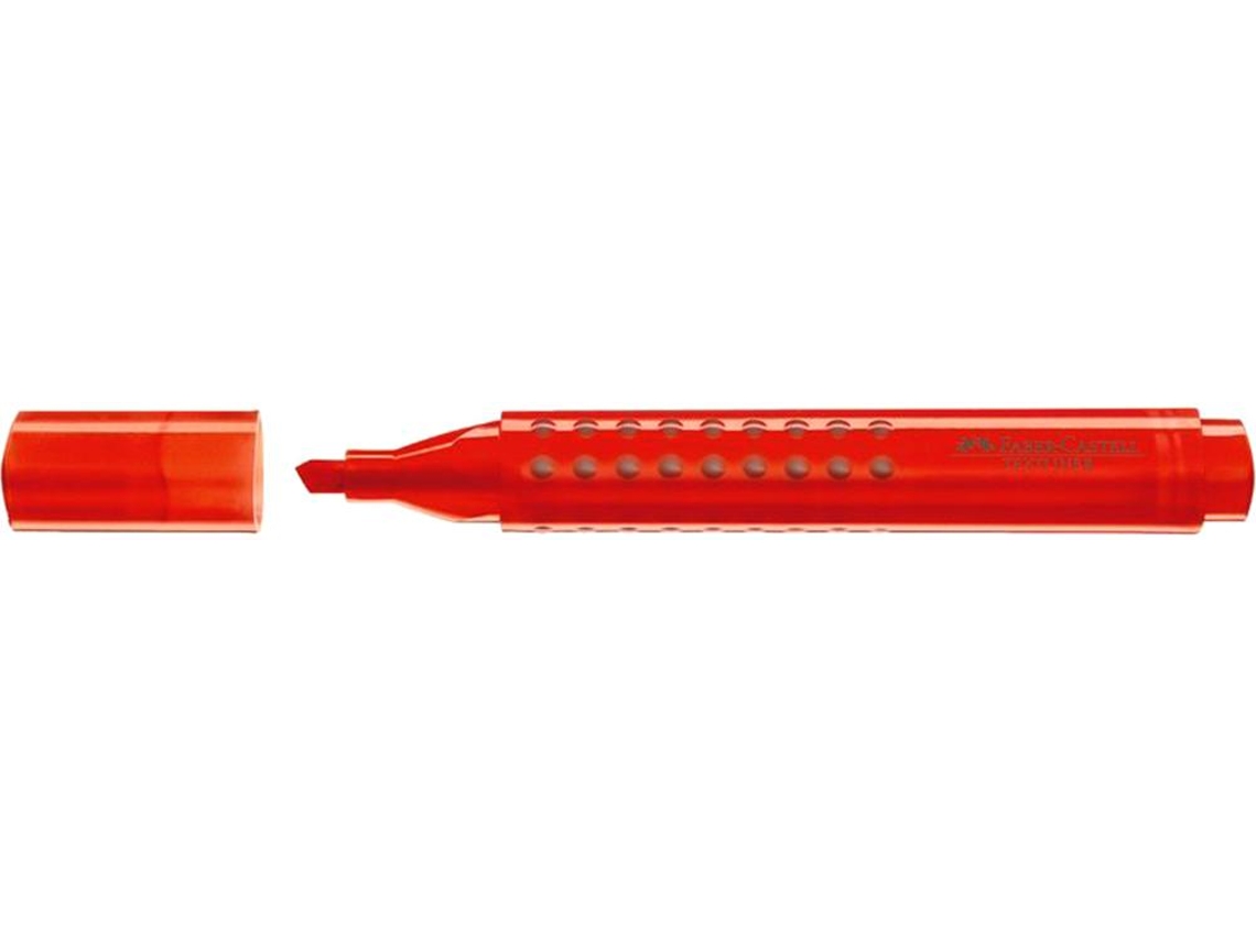 Faber Castell Marcador Fluorescente Recargável Textliner Grip Tinta Base Água Greem 154315