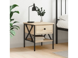 Vidaxl Mesa De Cabeceira 40x42x45 Cm Derivados Madeira Carvalho Sonoma