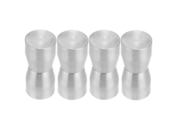 Manípulos de Porta de Vidro de Aço Inoxidável 4pcs Primerox