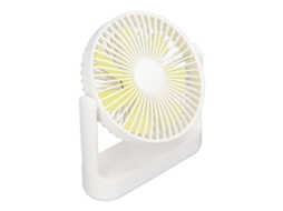 Ventilador De Mesa Usb 4 Velocidades 270° Branco