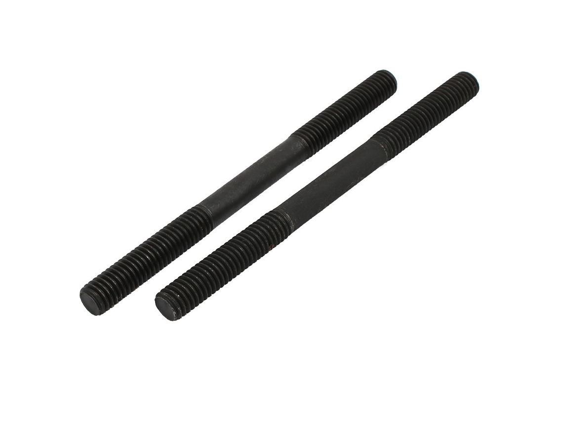 Parafuso de Aço Extremidade Dupla com Rosca 1/2" e Comprimento 7", 2 Peças CHABERLU