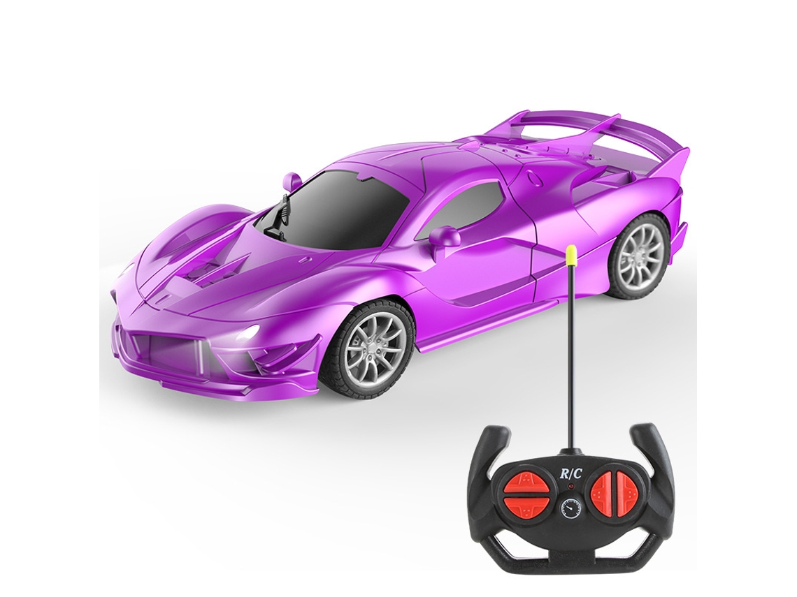Brinquedo Telecomandado Eifson- Carro De Drift - 2.4ghz - Veículo De Corrida Recarregável De Alta Velocidade Com Farol - Roxo