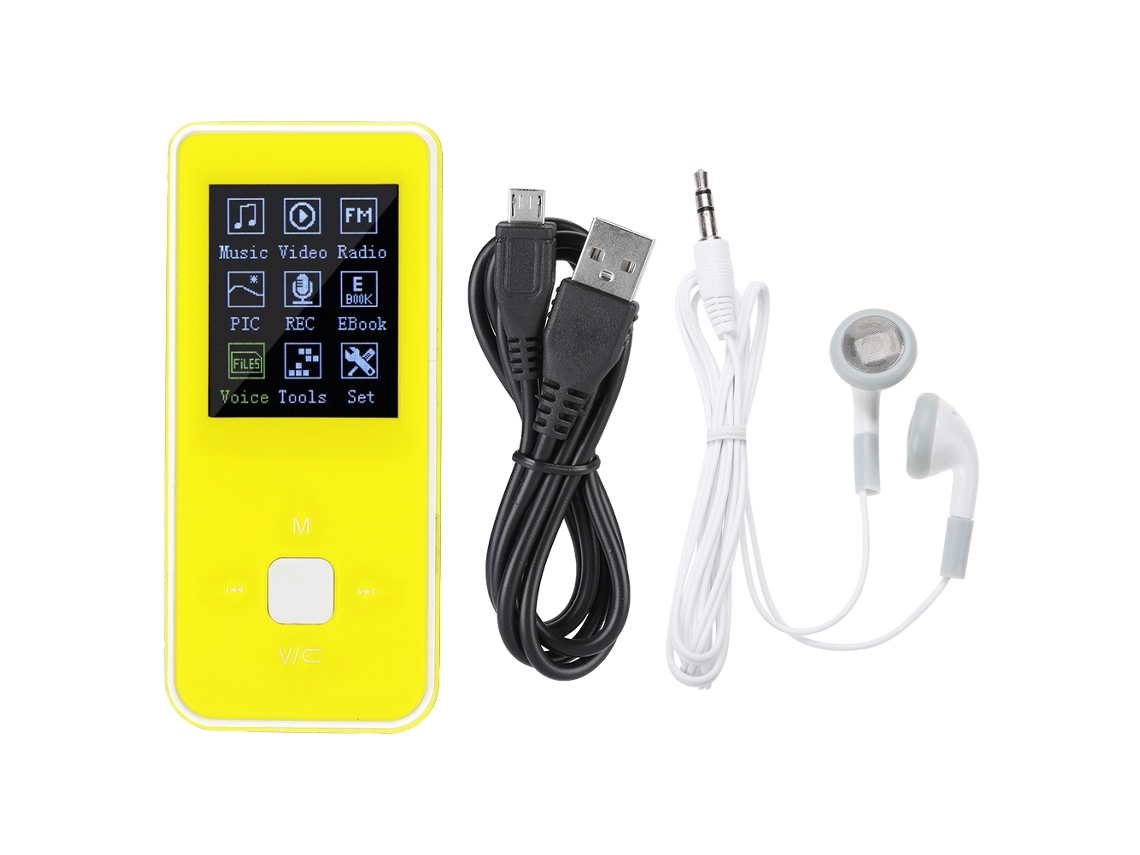 Mp3 Player EOOCOO (suporta Cartão de Memória para Reprodução de Música)