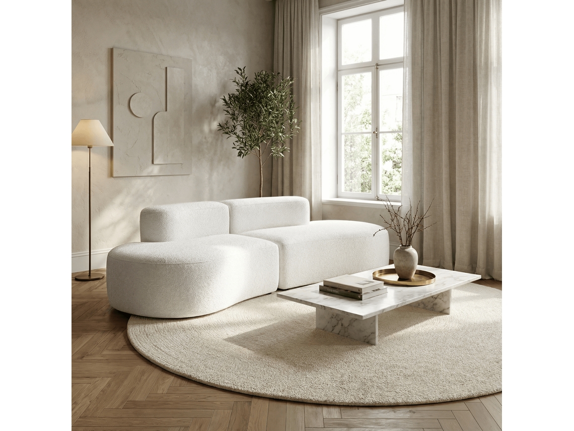Coco Living Sofá Lounge Duplo Branco COCO SPA