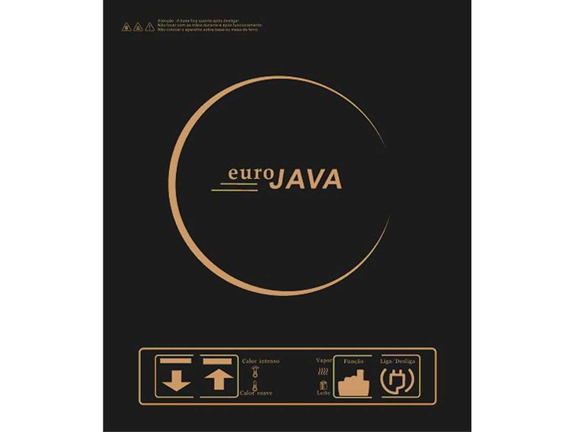 Placa de Indução EUROJAVA 2000B (Elétrica - 28 cm - Preto)