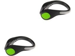 Com Luzes Led De Encaixe , Cor Verde, Para Segurança Noturna Em Corrida, Caminhada, Ciclismo E Passeios, Gokoco (2 Peças)