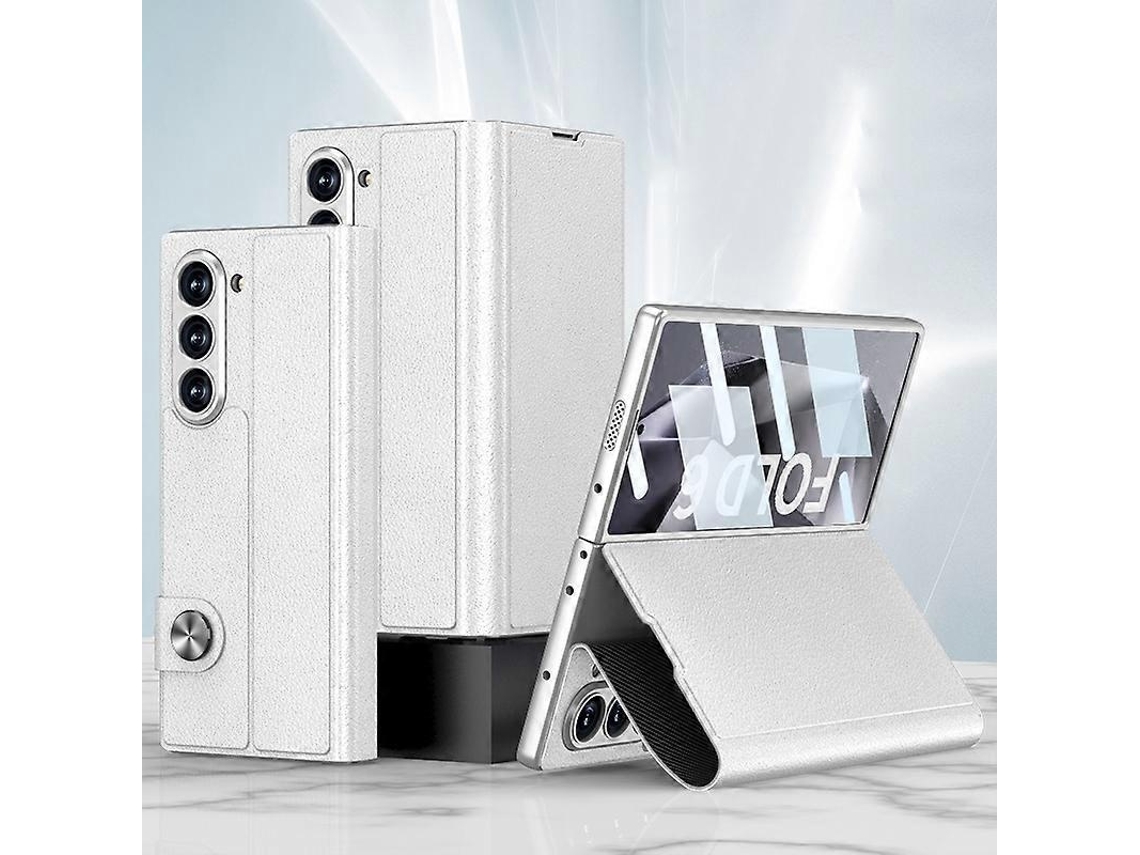 Capa Couro Para Samsung Galaxy Z Fold6, Elysve