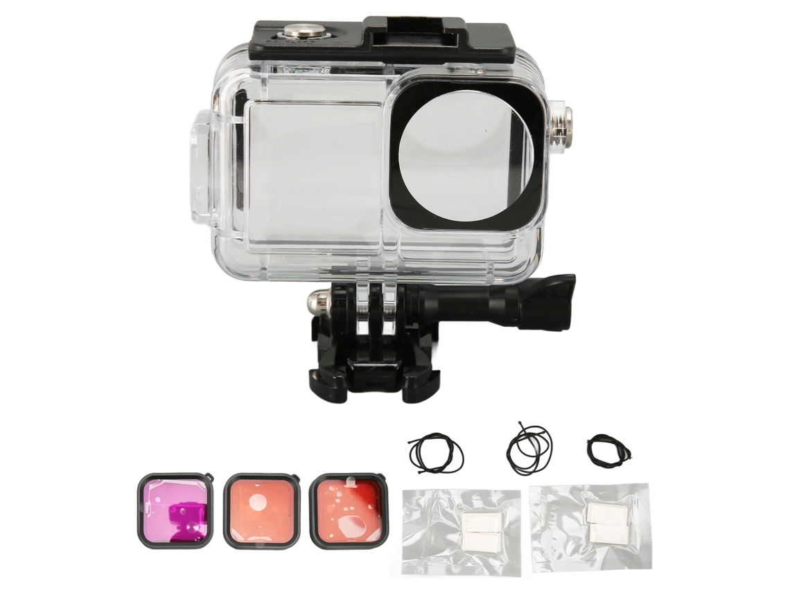 Capa De Mergulho Para Câmera Action Resistente À Água 196ft Com Filtros Para Osmo Action 5 Pro 4 3
