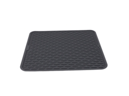 Tapete de Silicone Retangular para Pratos, com Isolamento Térmico, Antiderrapante e com Borda de Drenagem Integrada AQUAFORGE