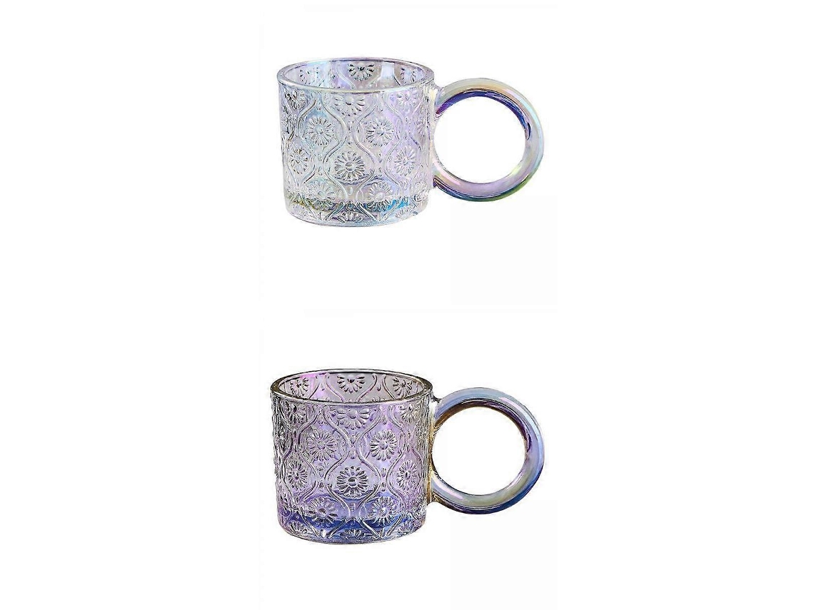2 Peças Caneca Café 250ml Caneca Latte Resistente Calor Utensílio Bebida