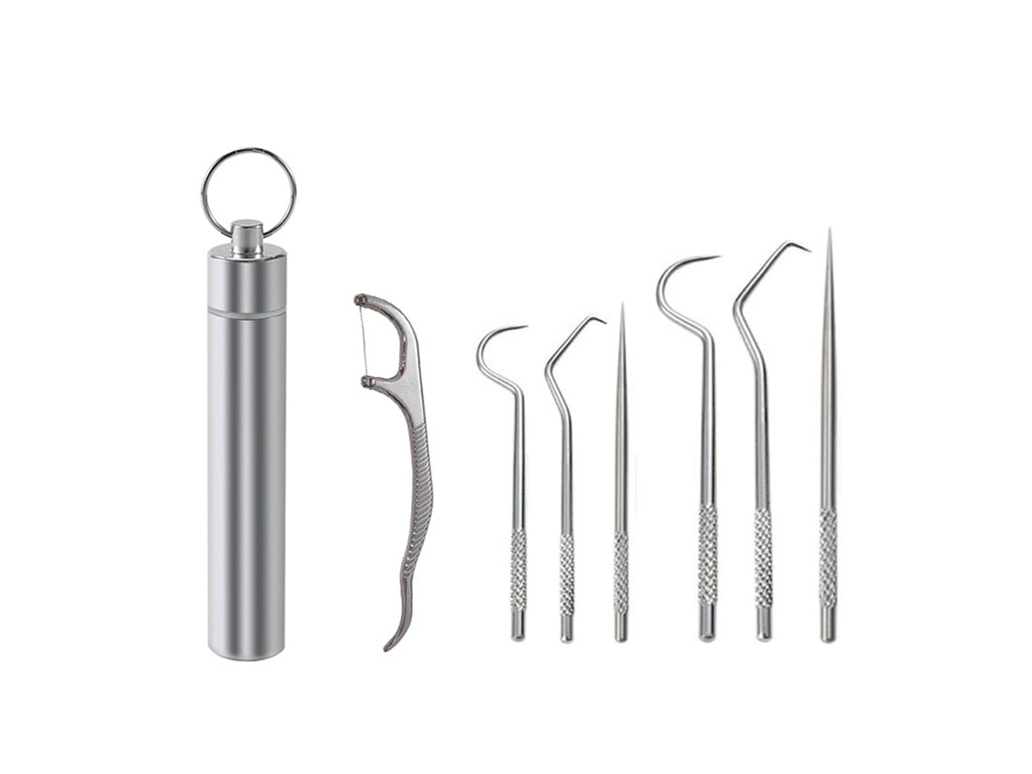 um Conjunto de Pauzinhos Portáteis e Reutilizáveis ​​em Aço Inoxidável com Suporte, Perfeitos para Piqueniques Acampamentos Ao Ar STELASPLEN
