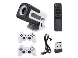 Projetor de Console LAXISCREED com Controles Sem Fio 4k