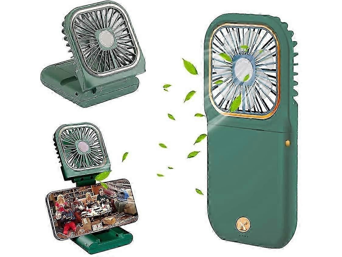 Ventilador Portátil Recarregável De Mão Aprimorado, Pequeno Pessoal Com 3 Velocidades Para Uso No Pesco Ço.