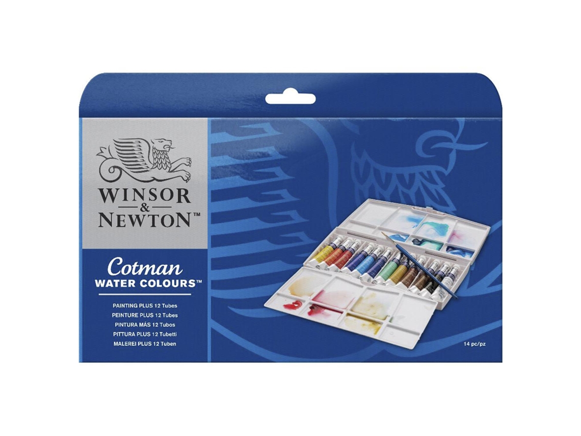 Aguarela Cotman Conjunto Plus 12 Tubos