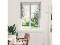 Vidaxl Cortina Veneziana Preto 150 X 100 Cm 25 Mm Pvc