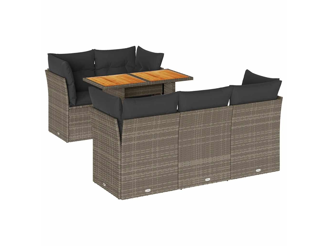 Garden Sofa Set, Garden Sofa Sets Vidaxl Cinzeto Rattan / Vime (n/a)