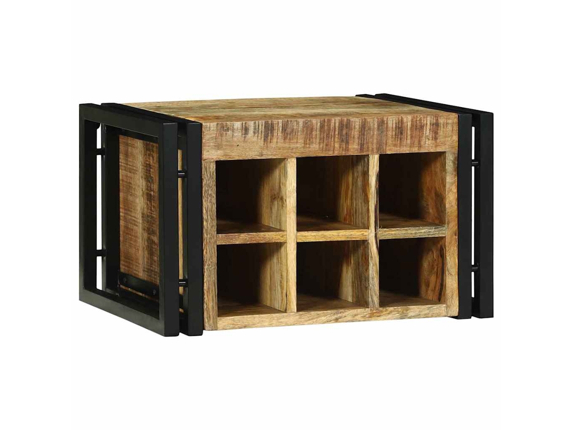 Vidaxl Escorredor De Vinho 2 Unid. Marrom E Preto 46 X 35 X 27,5 Cm