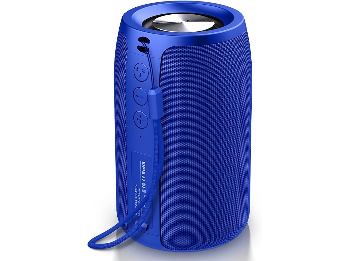 Coluna Bluetooth Portátil, Modelo S32 Para Utilização No Exterior, À Prova De Água Ipx5, Emparelhamento Duplo, Estéreo/cartão Tf/usb/aux