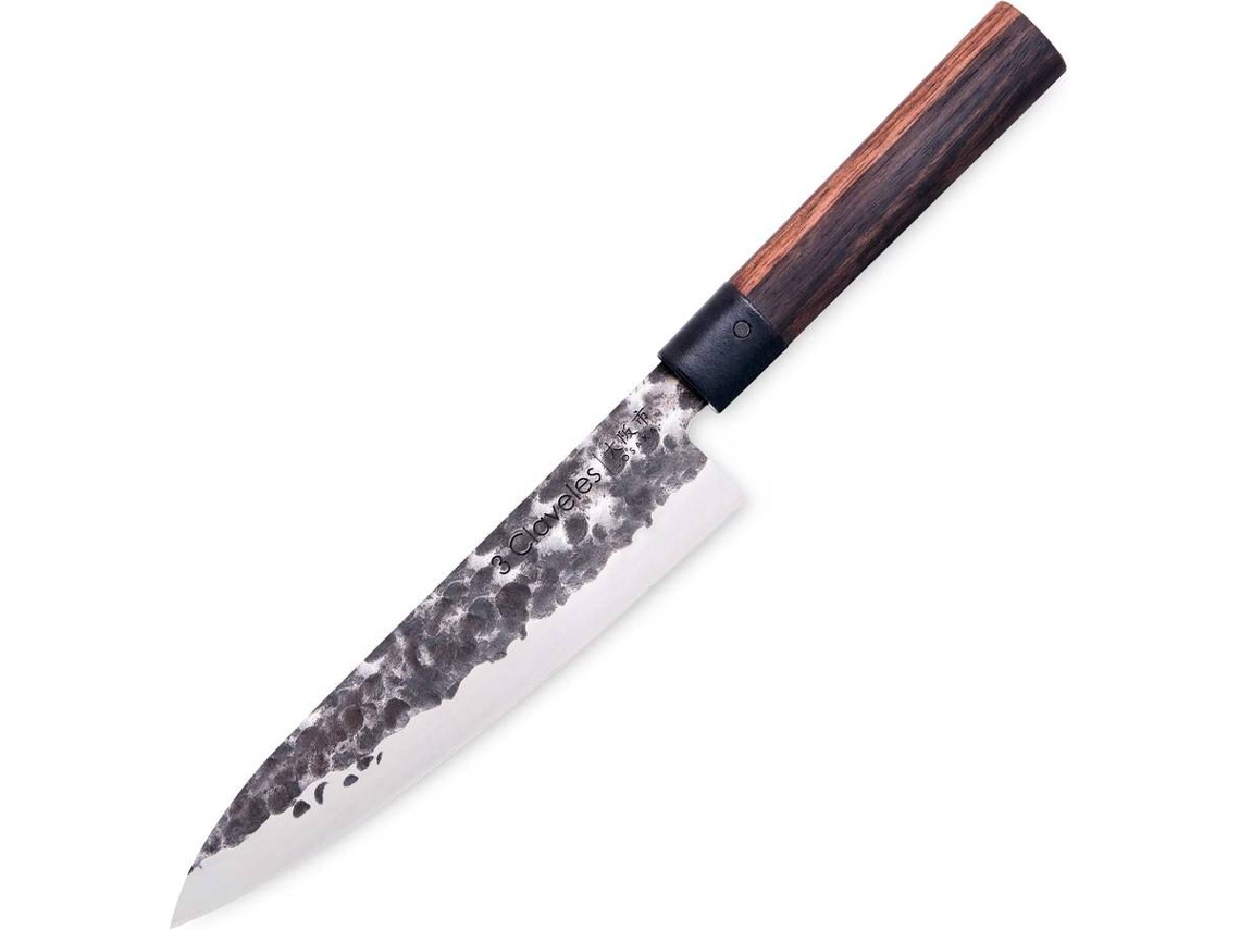 Faca de Cozinha 3 CLAVELES (Aço Inox - 20 cm - 8'')