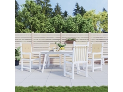 Vidaxl Almofadões Lombares P/ Cadeiras De Jardim 4pcs Oxford Bege
