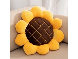 2026 almohada de Suelo En Forma de Girasol Suave Con Relleno de Algodón Pp Decoración Hogar 49cm