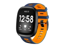 Bracelete Pioneer para Fitbit by Google Sense Azul e Laranja