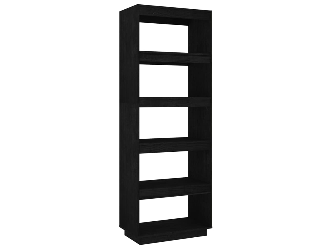 Book Cabinet, Book Cabinets Vidaxl Preto Madeira De Pinho (n/a)