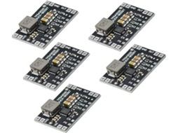 Pacote com 5 Módulos de Alimentação Usb Xl63020 para Microcontroladores e Amplificadores. SFUSHOS