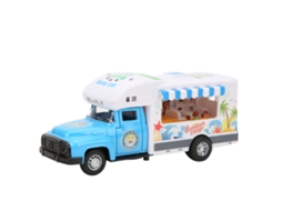 Primerox carro de Brinquedo Retrocesso 1:28 com Luz e Música Carro de Viagem Azul para Crianças