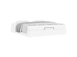 Conjunto de 2 Estruturas de Cama com Colchão Branco PVC MAISON EXCLUSIVE
