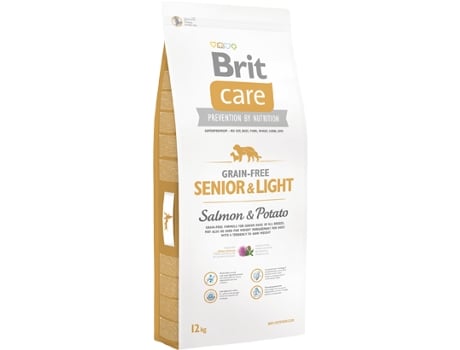 Brit Care Grain-Free Dog Senior & Light Salmon & Potato 12 kg