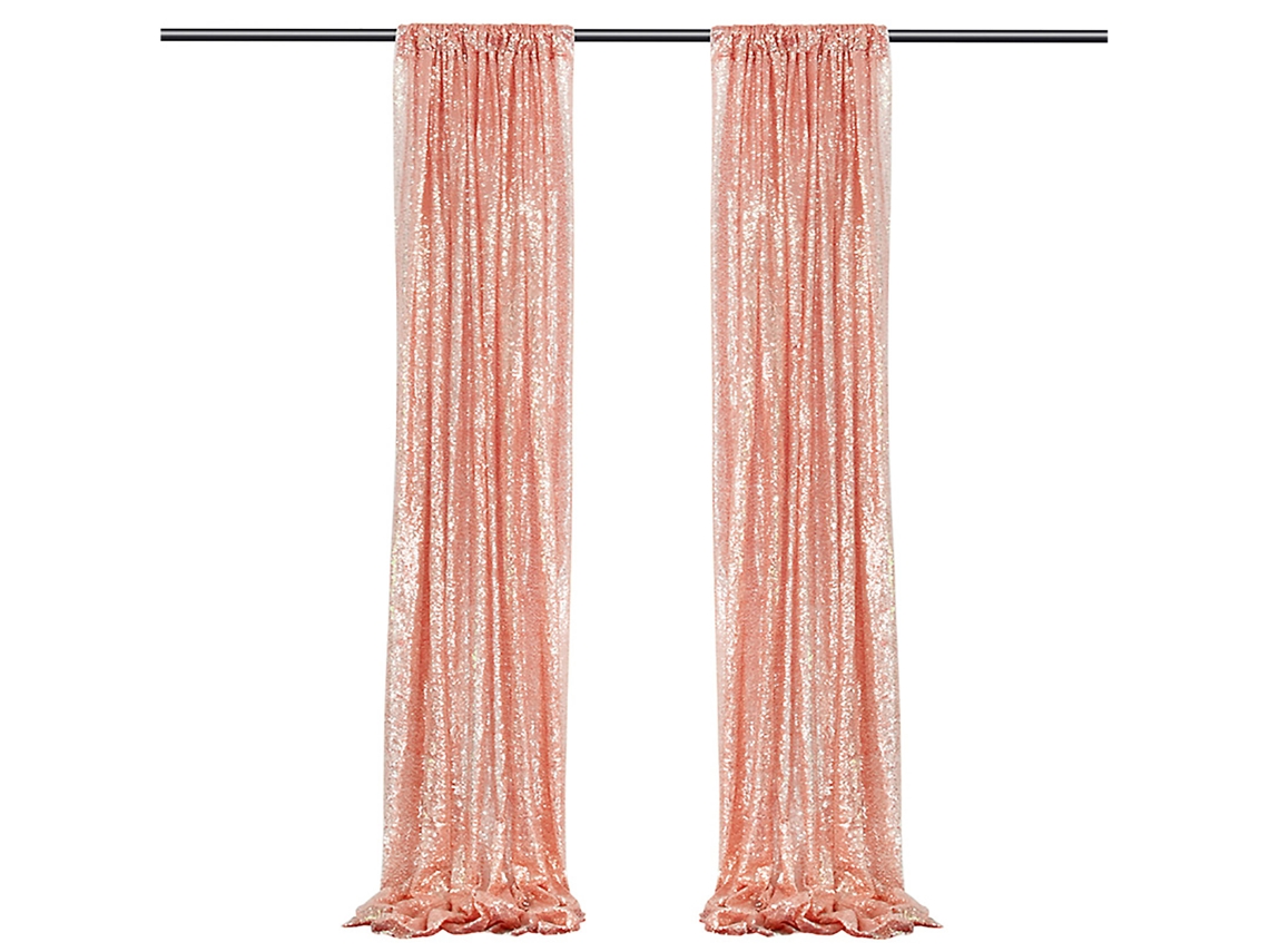 Cortina de Lantejoulas para Decoração de Festa Casamento Halloween Fundo de Fotografia Tela | S/MARCA