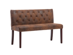Bench, Benches Vidaxl Marrom Camurça (120 Cm)