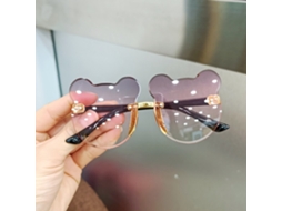 Óculos De Sol Para Crianças Bebês Materiais Pc Resina Forma Bonita Uso Diário Fotos Roxo Degradado