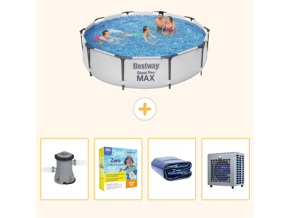 Bestway Piscina Bestway Steel Pro Max Redonda - 305x76 Cm - 5-peças S331