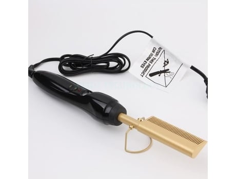 Pente modelador de cabelo elétrico para cabelos molhados e secos, use pente alisador de ondulação de cabelo LOLI