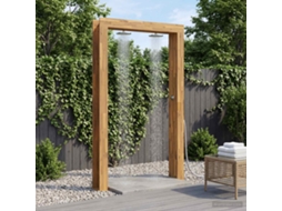 Vidaxl Chuveiro Externo 226 Cm Madeira Acácia Maciça E Aço Inoxidável