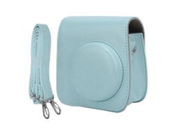 Capa Protetora em Couro Pu para Mini Câmera Instax Mini 7+ com Alça de Ombro Ajustável. ELECTVAULT1