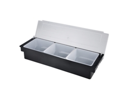 Pote Para Temperos 3 Compartimentos Plástico Cozinha