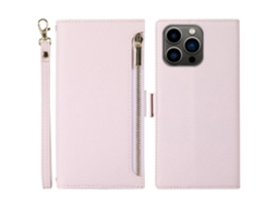 Capa Textura Lichia Pega Para Iphone 15 Pro Max Pele Sintética Roxo