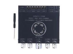 Placa de amplificador Bluetooth 2.1, ajuste de agudos e graves EOOCOO
