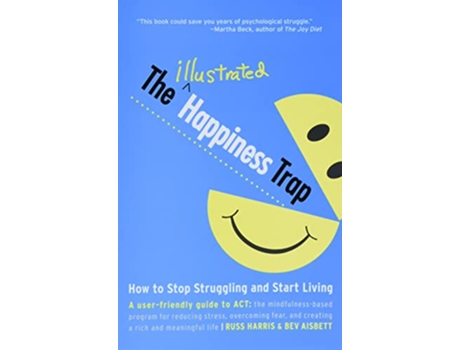 Livro Illustrated Happiness Trap de Russ Harris (Inglês)