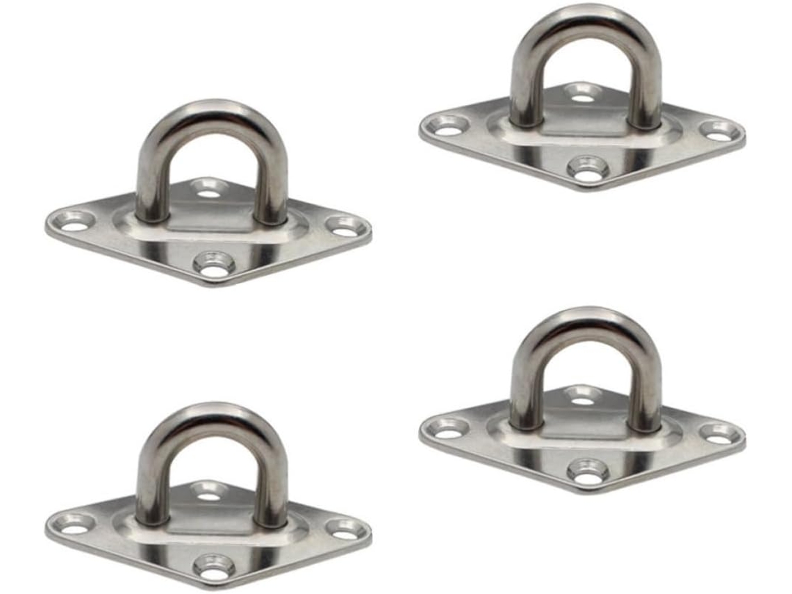 Yardenfun Conjunto De 4-trincos Aço Inoxidável Em Formato Losango Com Mecanismo Travamento Deslizante Portões E