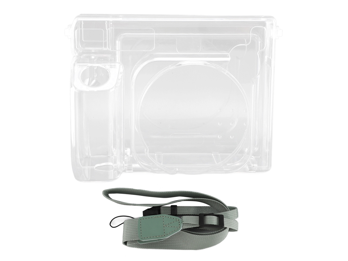 Funda Protectora Transparente Para Cámara Instantánea Wide 400 Con Correa