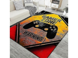 Tapete Gamer Infantil Com Estampa De Controle De Videogame, Antiderrapante, 3d, Para Sala De Jogos Hengjian
