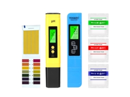 Kit de Teste Ph Tds/ec Profissional para Água e Solo com Display Lcd