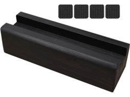 Espelho De Chão Em Madeira Maciça Com Suporte Antiderrapante De 25x8cm Para Sala De Estar E Quarto.