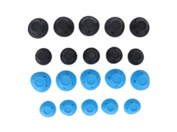 20pcs Bigodes De Cabelo De Silicone Para Diy Penteados Cachos Sem Danos Para Mulheres E Meninas