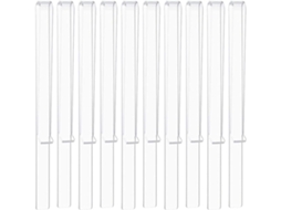 Inoomp - Conjunto de 5 pares de prendedores de partitura em acrílico transparente. Prendedores de partitura fixam páginas de partitura com segurança. Tamanho: [Inserir tamanho aqui]