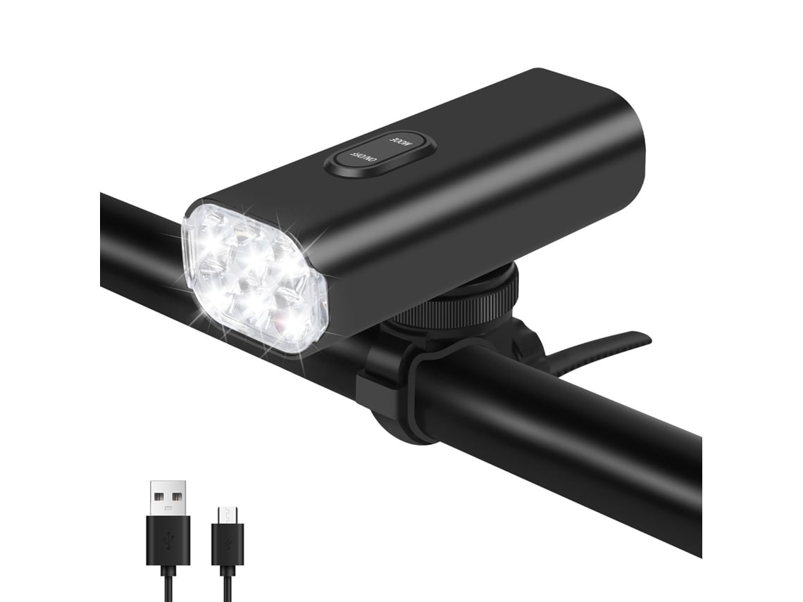 Farol Dianteiro De Bicicleta Recarregável Via Usb, à Prova Dágua Ipx 6, Acessórios Para Bicicletas De Estrada. Aquaforge